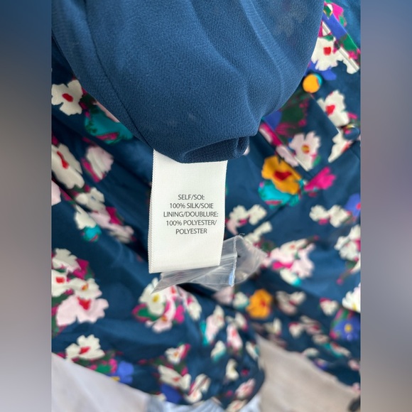 $695 TANYA TAYLOR
Thelma Blue Floral Silk Dress Sz 8 NWT - Picture 10 of 11